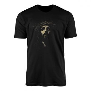 Jesus Christ Crown of Thorns Cross Graphic T Shirt 1 1.jpg
