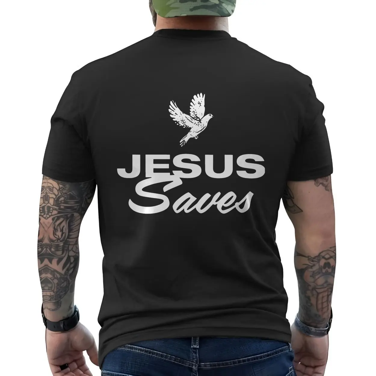 Jesus Saves Christian Dove Faith T-Shirt 6 Jesus Saves Christian Dove Faith T Shirt 6 1.jpg