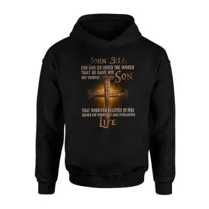John 3 16 Bible Verse Cross Graphic Christian T-Shirt 8 John 3 16 Bible Verse Cross Graphic Christian T Shirt 2 2 1 1.jpg