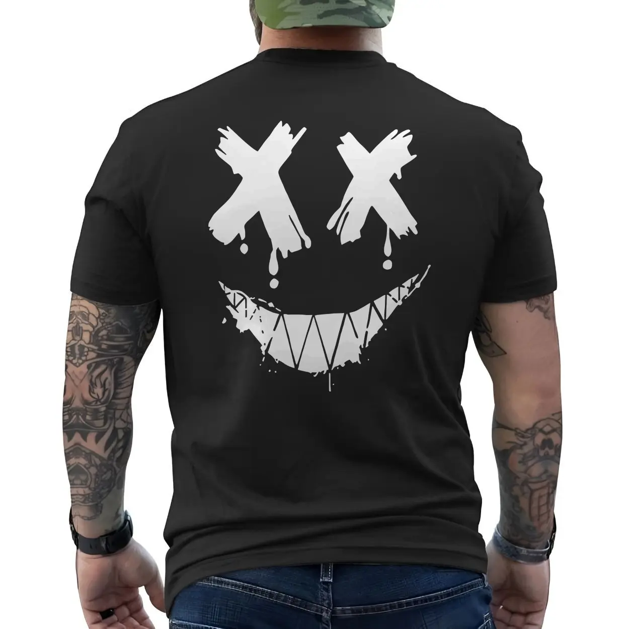 Joker Creepy Grin Smile Face T-Shirt 6 Joker Creepy Grin Smile Face T Shirt 6 1.jpg