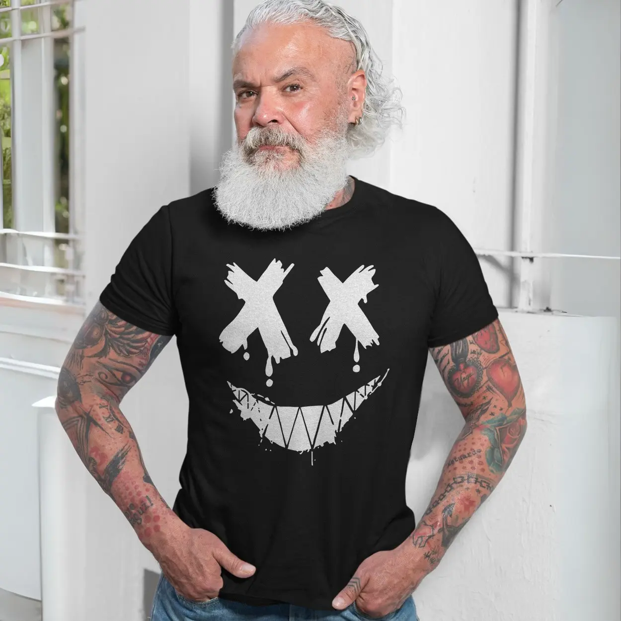 Joker Creepy Grin Smile Face T-Shirt 7 Joker Creepy Grin Smile Face T Shirt 7 1.jpg