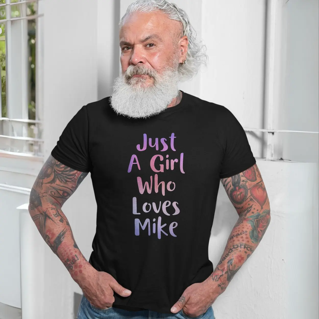 Just A Girl Who Loves Mike Cute T-Shirt 7 Just A Girl Who Loves Mike Cute T Shirt 7 1.jpg