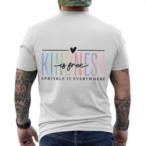 Kindness Is Free Positive Quote Rainbow Graphic T Shirt 6 1.jpg