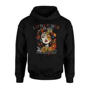 Latina Power Hispanic Heritage Month Floral Pride T Shirt 2 1.jpg