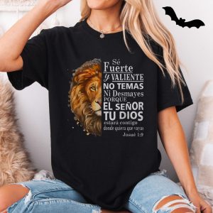 Leon Cristiano Josue 1 9 Camiseta E28093 Fe y Valentia Biblica Shirt 5 1.jpg