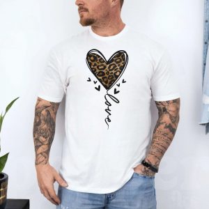 Leopard Print Heart Balloon Graphic T Shirt 4 1.jpg