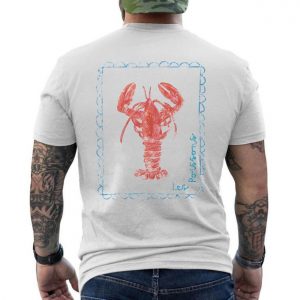 Les Poissons Lobster French Seafood Illustration T Shirt 6 1.jpg