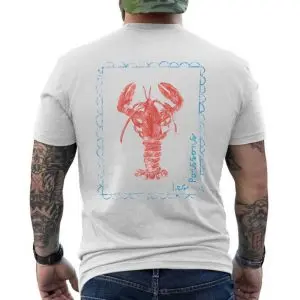 Les Poissons Lobster French Seafood Illustration T-Shirt 12 Les Poissons Lobster French Seafood Illustration T Shirt 6 1.jpg