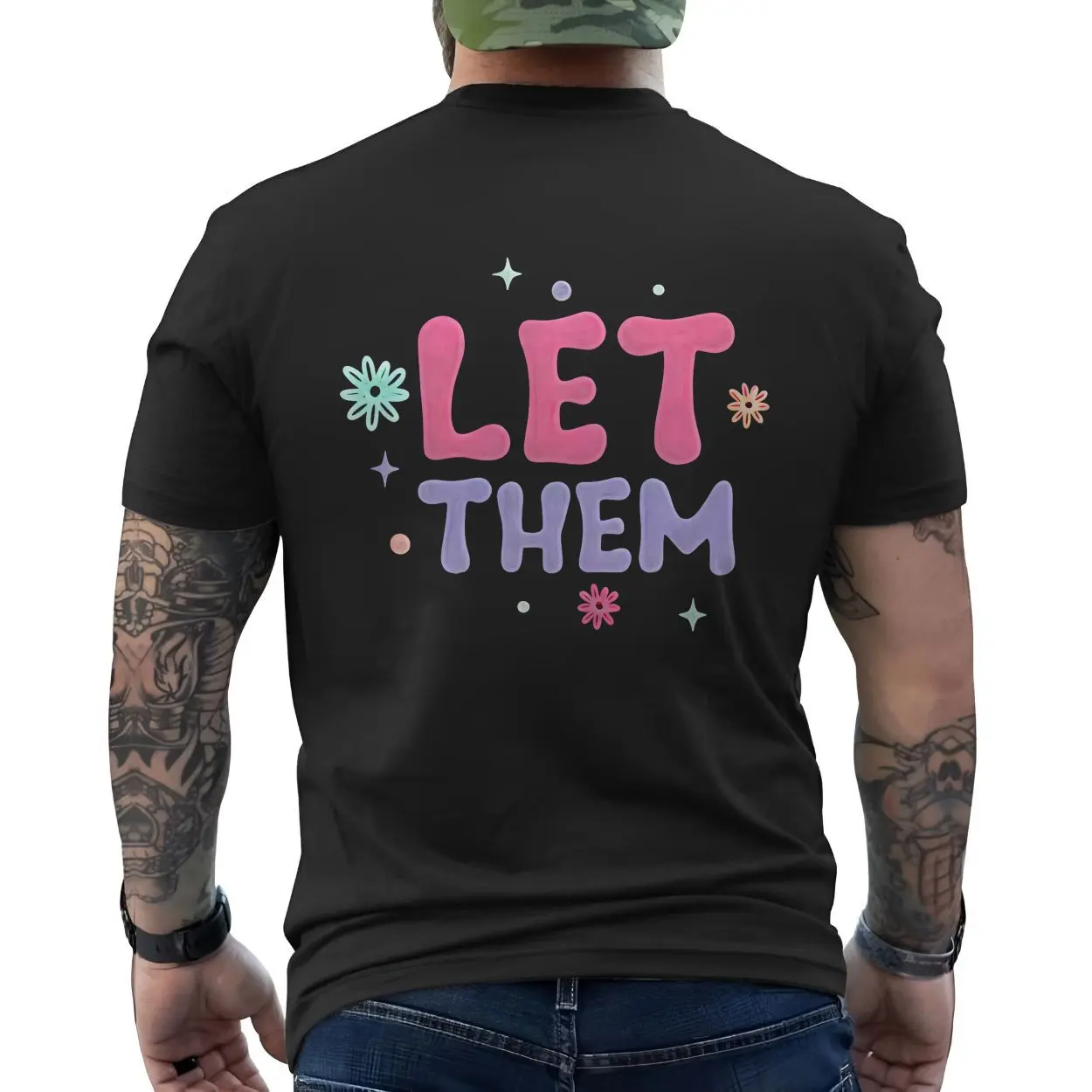 Let Them T-Shirt, Groovy Self Love Positive Affirmation Tee 6 Let Them T Shirt Groovy Self Love Positive Affirmation Tee 6 1 1.jpg