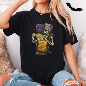 Los Angeles Basketball Skeleton Mamba Tribute Graphic T Shirt 5 1.jpg