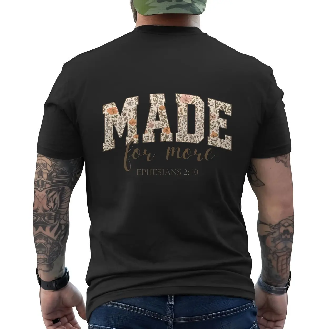 Made for More Floral Christian T-Shirt – Ephesians 2 10 6 Made for More Floral Christian T Shirt E28093 Ephesians 2 10 6 1.jpg