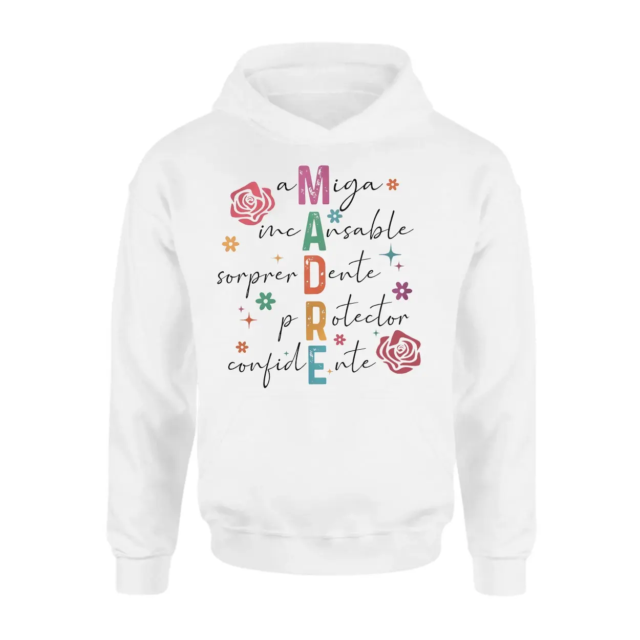 Madre Colorful Flower Graphic Mothers Day T Shirt 2 1.jpg