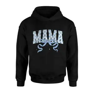 Mama Bow Checkered T-Shirt Mother's Day Baby Shower Gift 8 Mama Bow Checkered T Shirt Mothers Day Baby Shower Gift 2 1 1.jpg