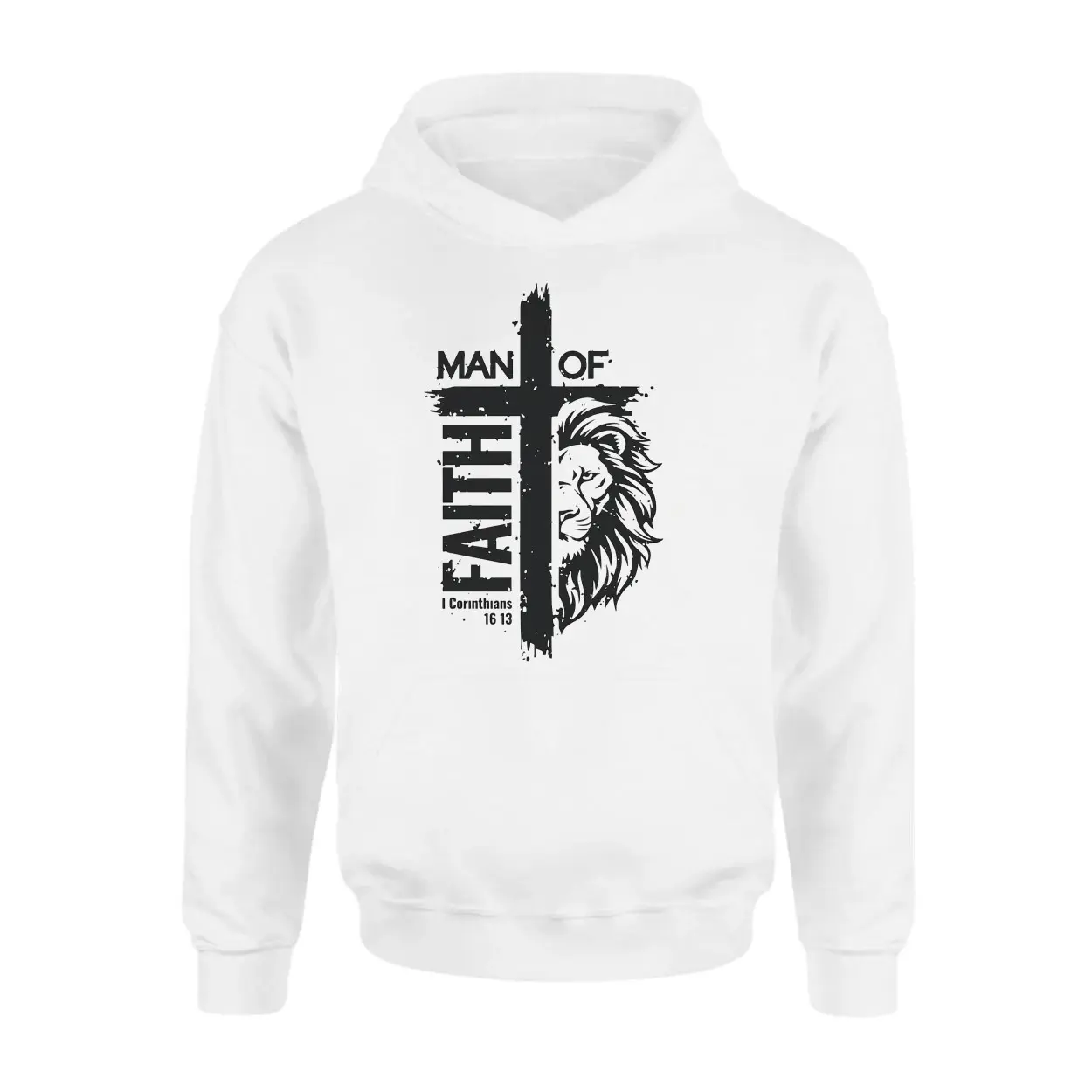 Man Of Faith Christian Lion Cross T Shirt 2 1.jpg
