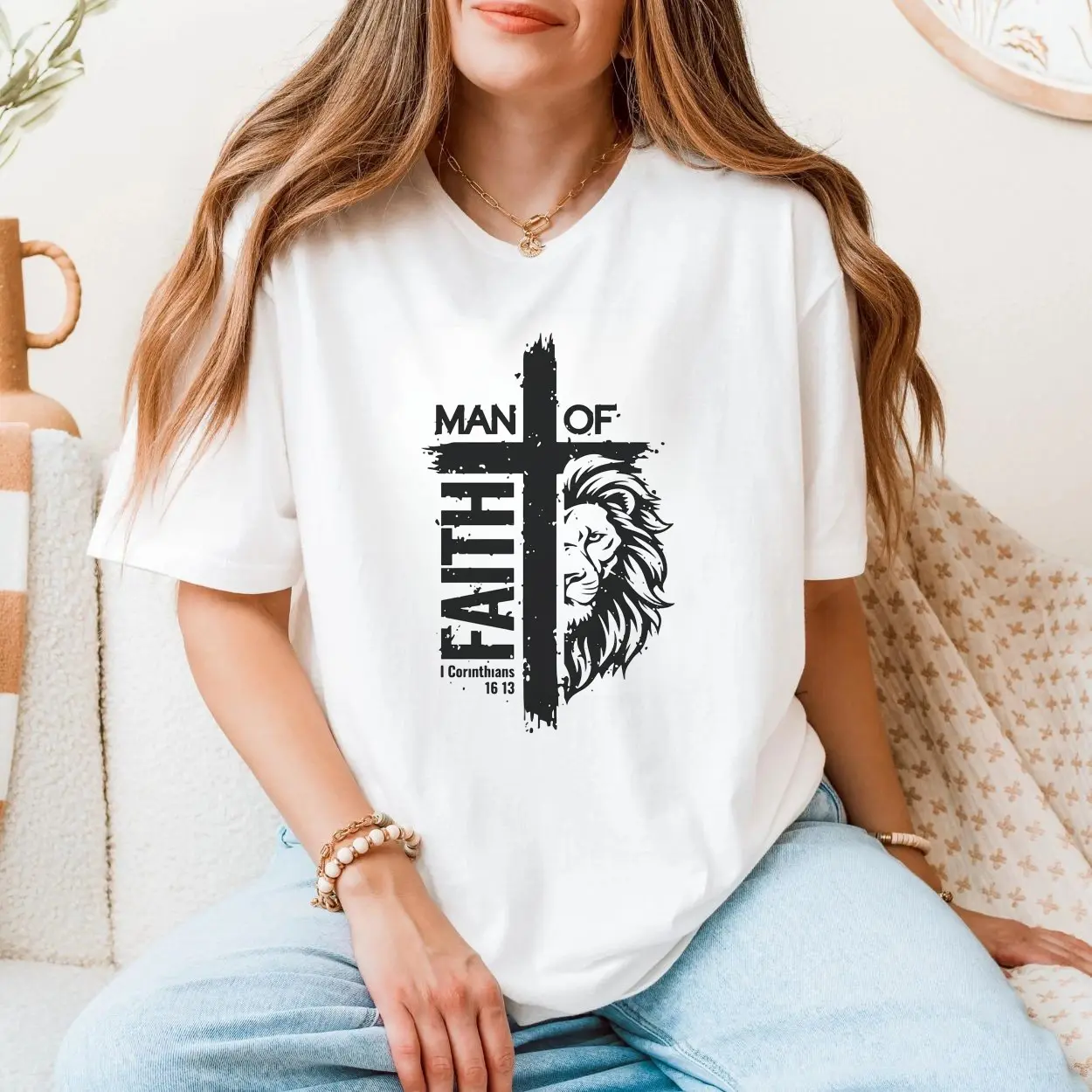 Man Of Faith Christian Lion Cross T Shirt 5 1.jpg
