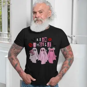 Mean Ghouls Funny Pink Ghost Halloween Parody T-Shirt 13 Mean Ghouls Funny Pink Ghost Halloween Parody T Shirt 7 1.jpg