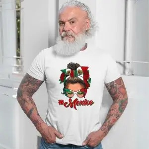 Messy Bun Mexico Flag T-Shirt Mexican Pride Gift for Women 13 Messy Bun Mexico Flag T Shirt Mexican Pride Gift for Women 7 1.jpg