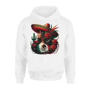Mexican Woman Sombrero and Roses Pride T-Shirt 8 Mexican Woman Sombrero and Roses Pride T Shirt 2 1.jpg