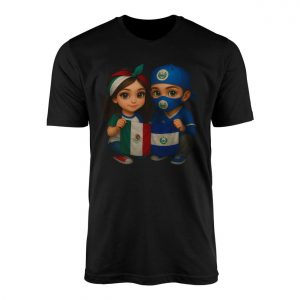 Mexico And El Salvador Friendship Flag T Shirt 1 1.jpg