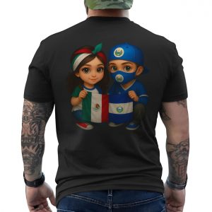 Mexico And El Salvador Friendship Flag T Shirt 6 1.jpg
