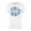 Mid Century Modern Flower T Shirt Scandinavian Art Daisy Tee 1 1 1.jpg