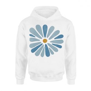 Mid Century Modern Flower T Shirt Scandinavian Art Daisy Tee 2 1 1.jpg