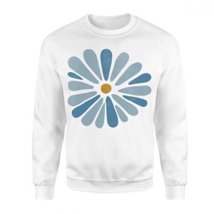 Mid Century Modern Flower T Shirt Scandinavian Art Daisy Tee 3 1 1.jpg