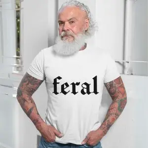 Minimalist Feral Text Graphic T-Shirt 13 Minimalist Feral Text Graphic T Shirt 7 1 1.jpg