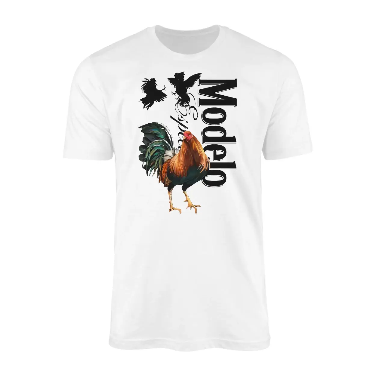 Modelo Rooster Beer Lover Graphic T-Shirt 1 Modelo Rooster Beer Lover Graphic T Shirt 1 1.jpg