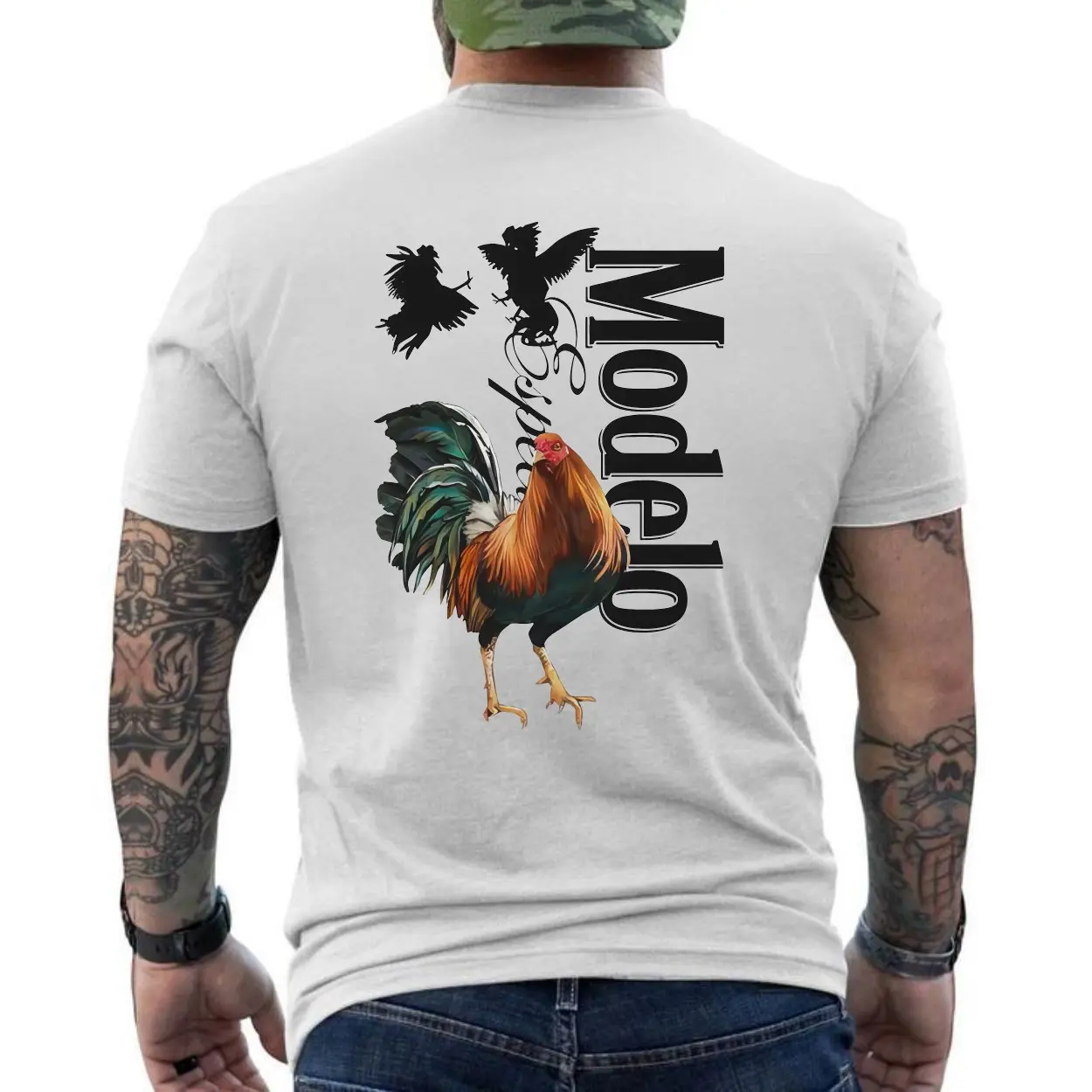 Modelo Rooster Beer Lover Graphic T-Shirt 6 Modelo Rooster Beer Lover Graphic T Shirt 6 1.jpg