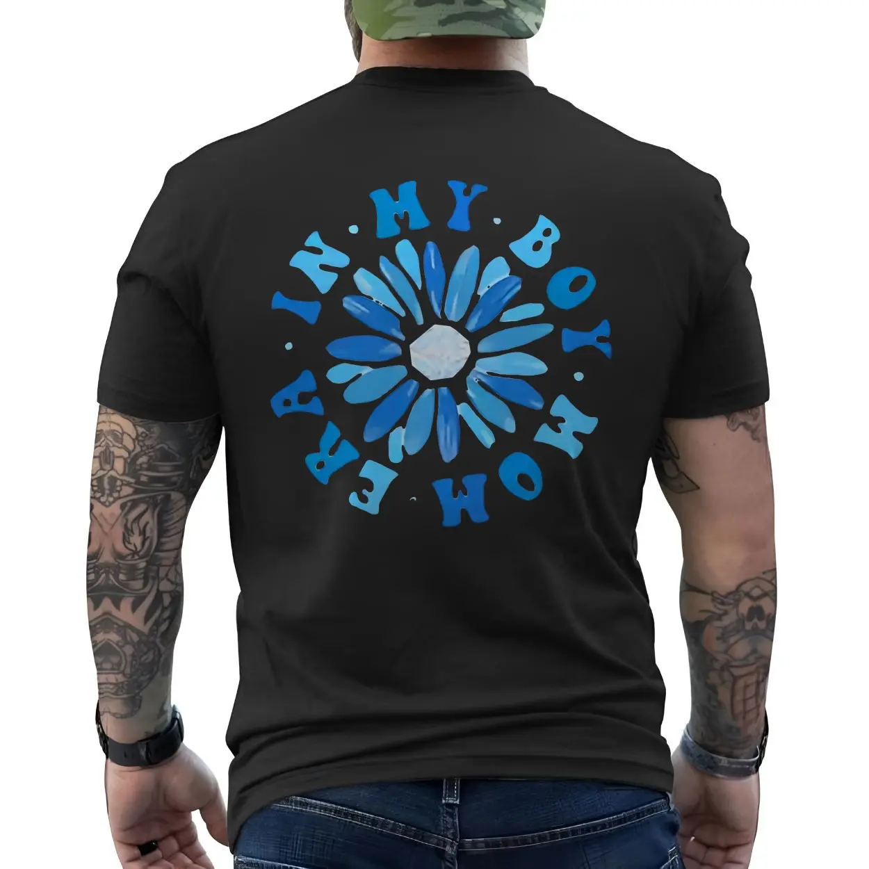 Mom Era In My Boy Mom Flower Graphic T Shirt 6 1.jpg