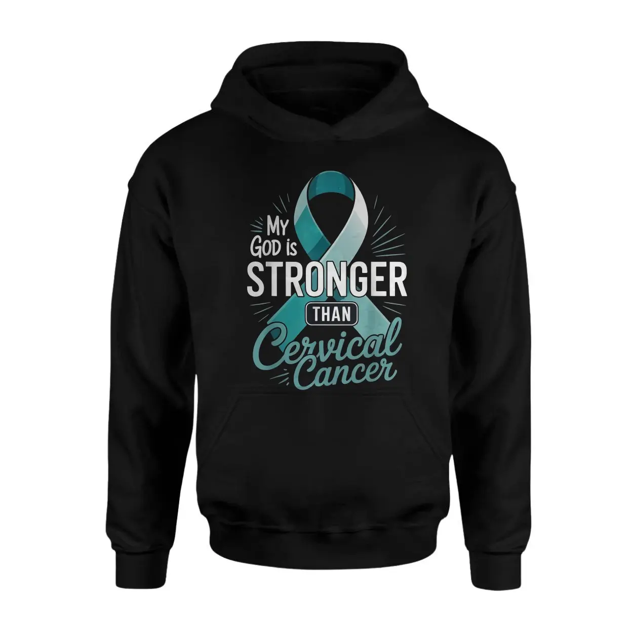 My God is Stronger Than Cervical Cancer Awareness Graphic T-Shirt 2 My God is Stronger Than Cervical Cancer Awareness Graphic T Shirt 2 1.jpg