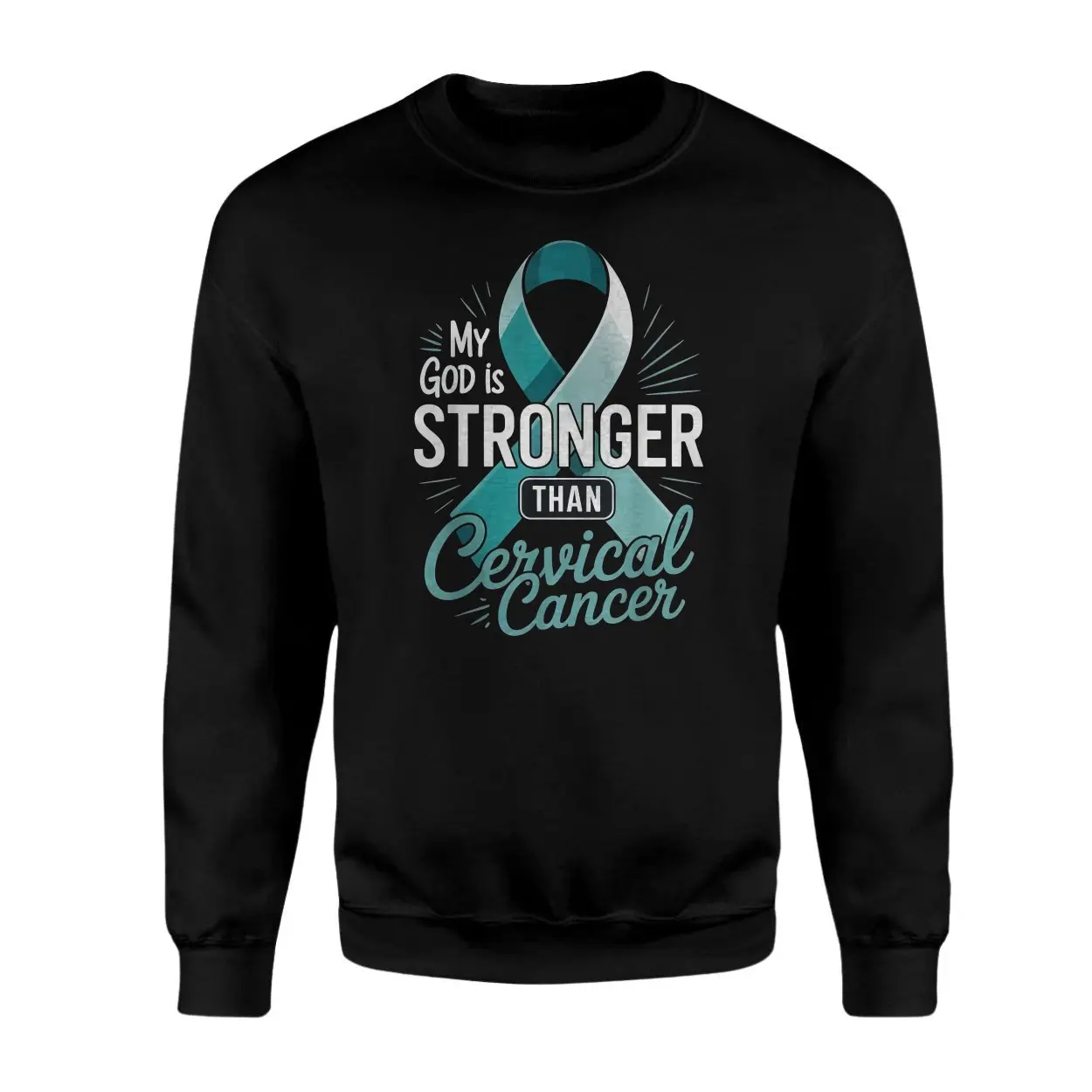 My God is Stronger Than Cervical Cancer Awareness Graphic T-Shirt 3 My God is Stronger Than Cervical Cancer Awareness Graphic T Shirt 3 1.jpg