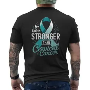 My God is Stronger Than Cervical Cancer Awareness Graphic T-Shirt 12 My God is Stronger Than Cervical Cancer Awareness Graphic T Shirt 6 1.jpg