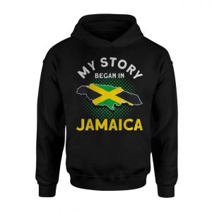 My Story Began In Jamaica Flag T Shirt 2 1.jpg