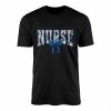 Nurse Floral Print Blue Bow Appreciation Gift T Shirt 1 1.jpg