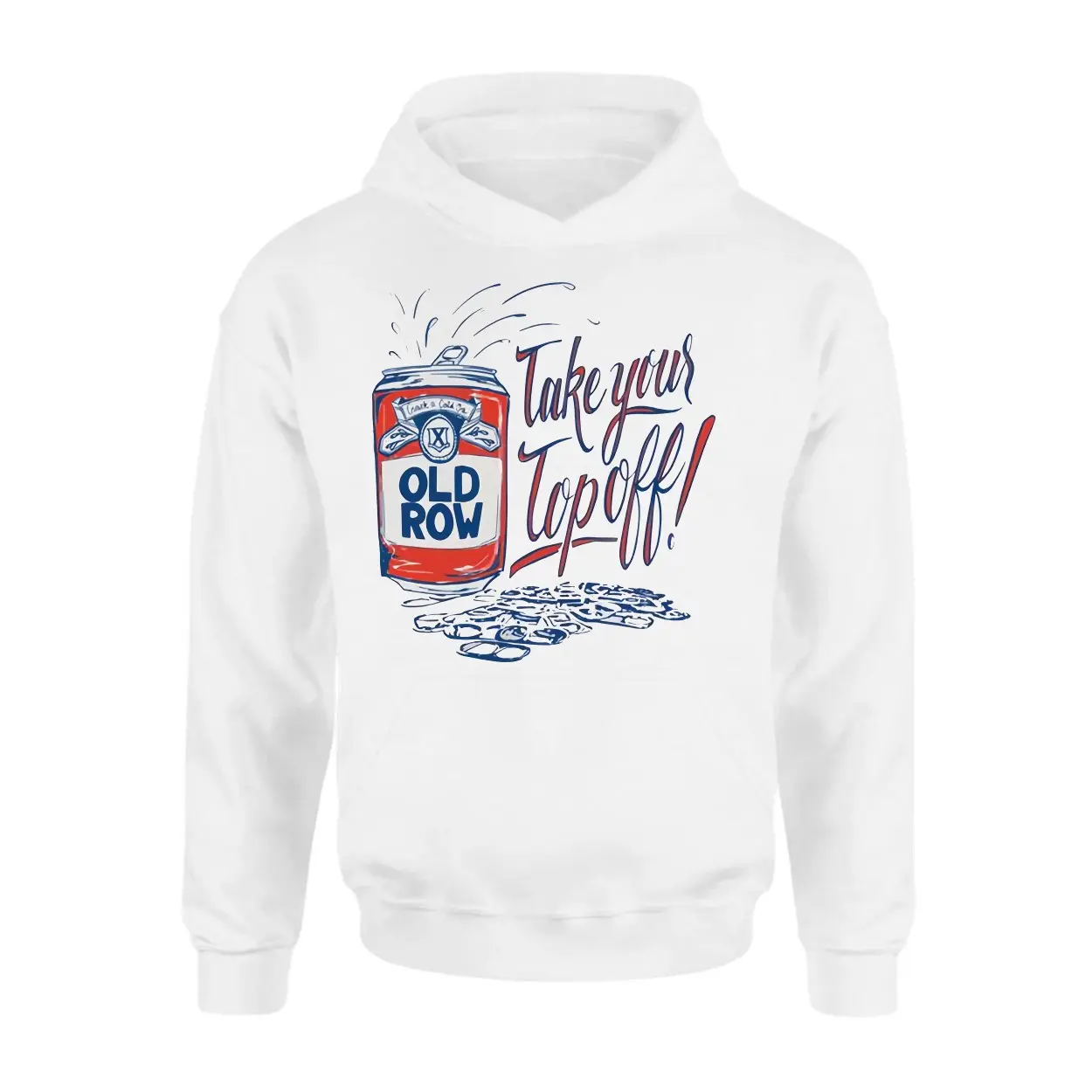 Old Row Take Your Top Off Funny Beer Can Party T Shirt 2 1.jpg
