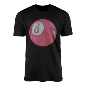 Pink 8 Ball Retro Pool Billiards Aesthetic T Shirt 1 1.jpg