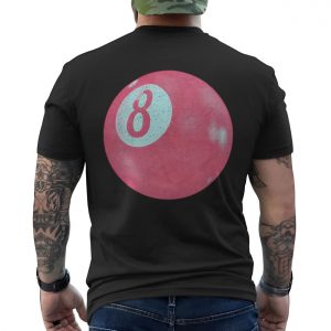 Pink 8 Ball Retro Pool Billiards Aesthetic T Shirt 6 1.jpg