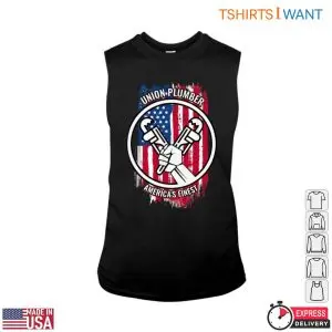 Plumber Union T-Shirt: America's Finest With Wrench And Flag Graphic 8 Plumber Union T Shirt Americas Finest With Wrench And Flag Graphic 3 1.jpg