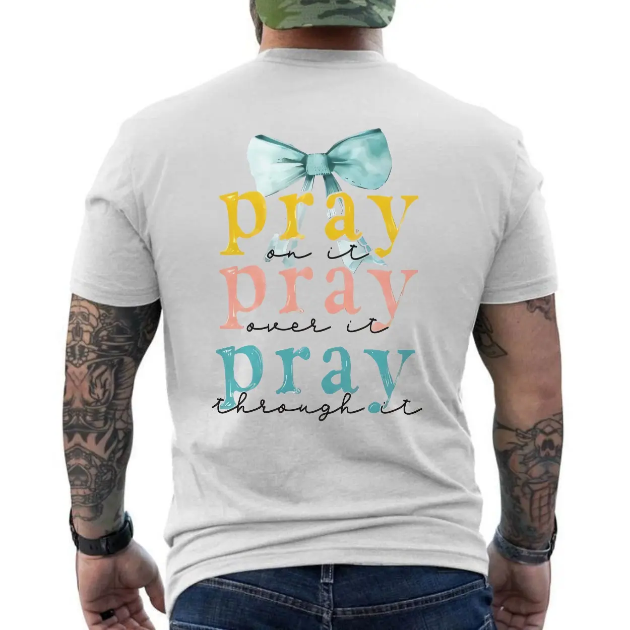 Pray On It Christian Bow Scripture T Shirt 6 1.jpg