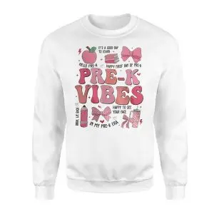 Pre-K Vibes Cute Back to School Teacher T-Shirt 9 Pre K Vibes Cute Back to School Teacher T Shirt 3 1.jpg