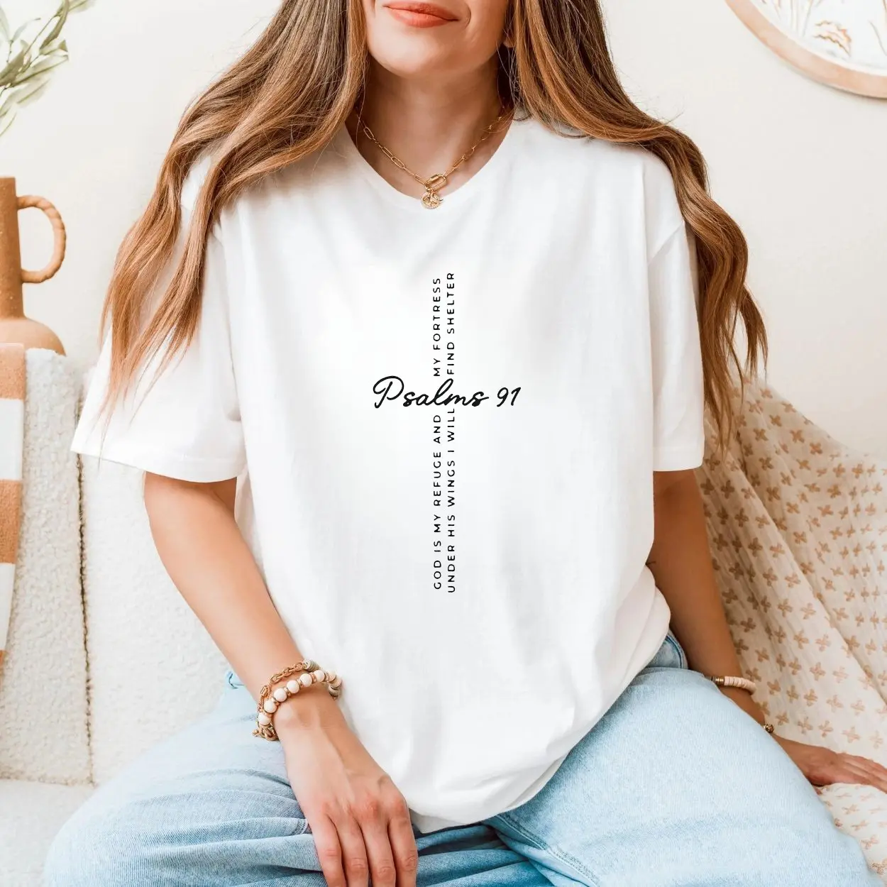 Psalm 91 Bible Verse Christian Faith T-Shirt 5 Psalm 91 Bible Verse Christian Faith T Shirt 5 1.jpg