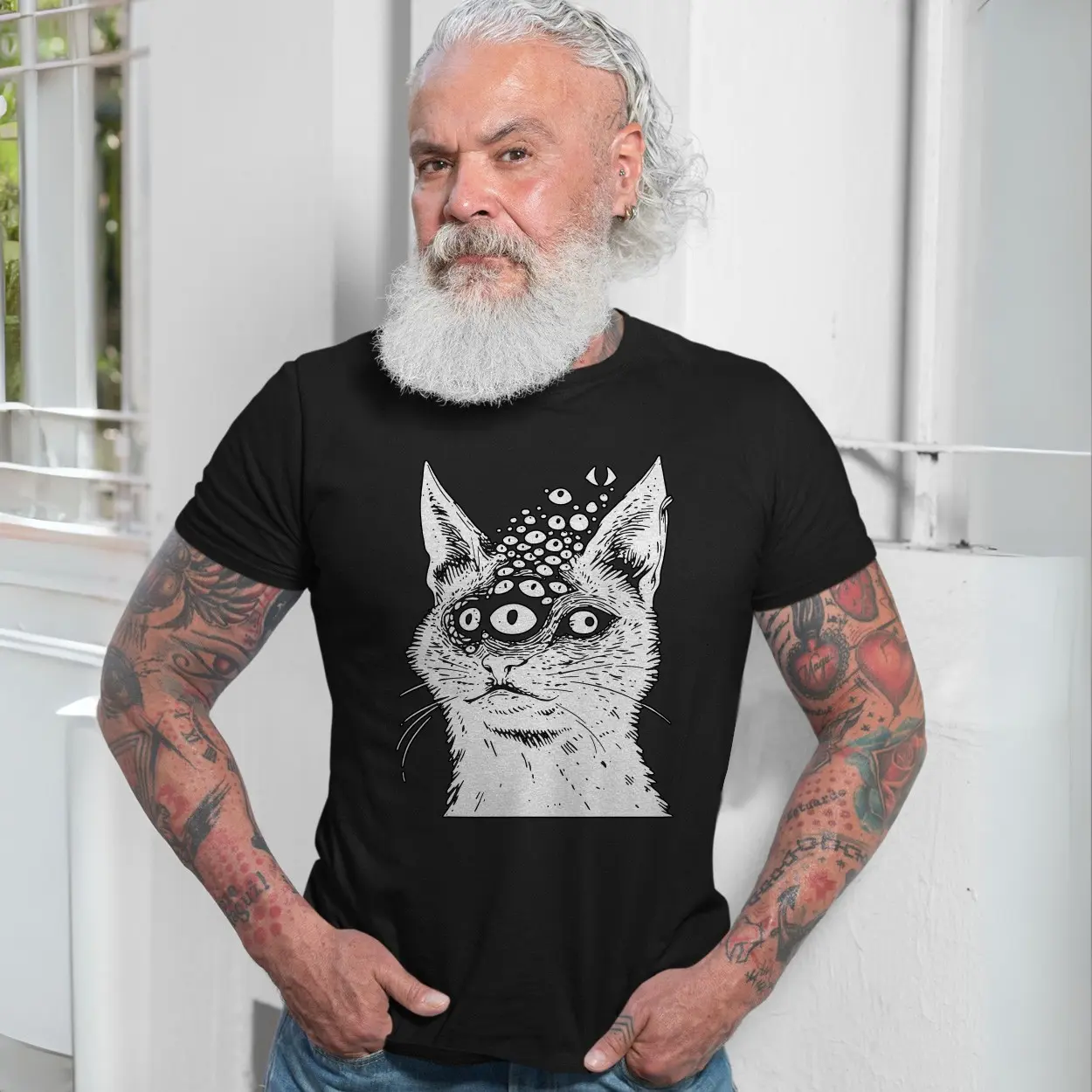 Psychedelic2BTrippy2BCat2BMultiple2BEyes2BGraphic2BT Shirt2B7 lbUMH 1.jpg