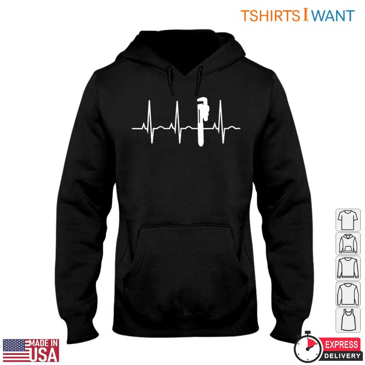 Pulse Plumbing T Shirt Plumber Graphic Tee With Heartbeat Design 4 1.jpg