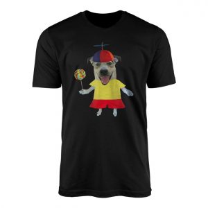 Puppy With A Lollipop Funny Dog Costume T Shirt 1 1.jpg