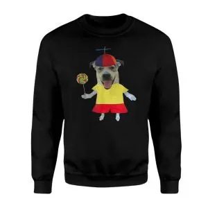 Puppy With A Lollipop Funny Dog Costume T-Shirt 9 Puppy With A Lollipop Funny Dog Costume T Shirt 3 1.jpg