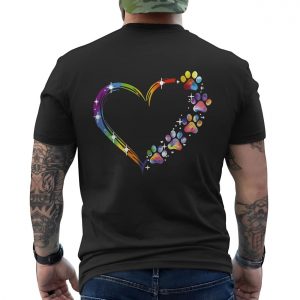 Rainbow Heart Paw Print Love Graphic T Shirt 6 1.jpg