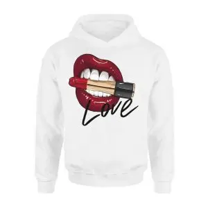 Red Lips Love Bite Lipstick Graphic T-Shirt 8 Red Lips Love Bite Lipstick Graphic T Shirt 2 1.jpg