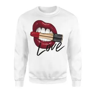 Red Lips Love Bite Lipstick Graphic T-Shirt 9 Red Lips Love Bite Lipstick Graphic T Shirt 3 1.jpg
